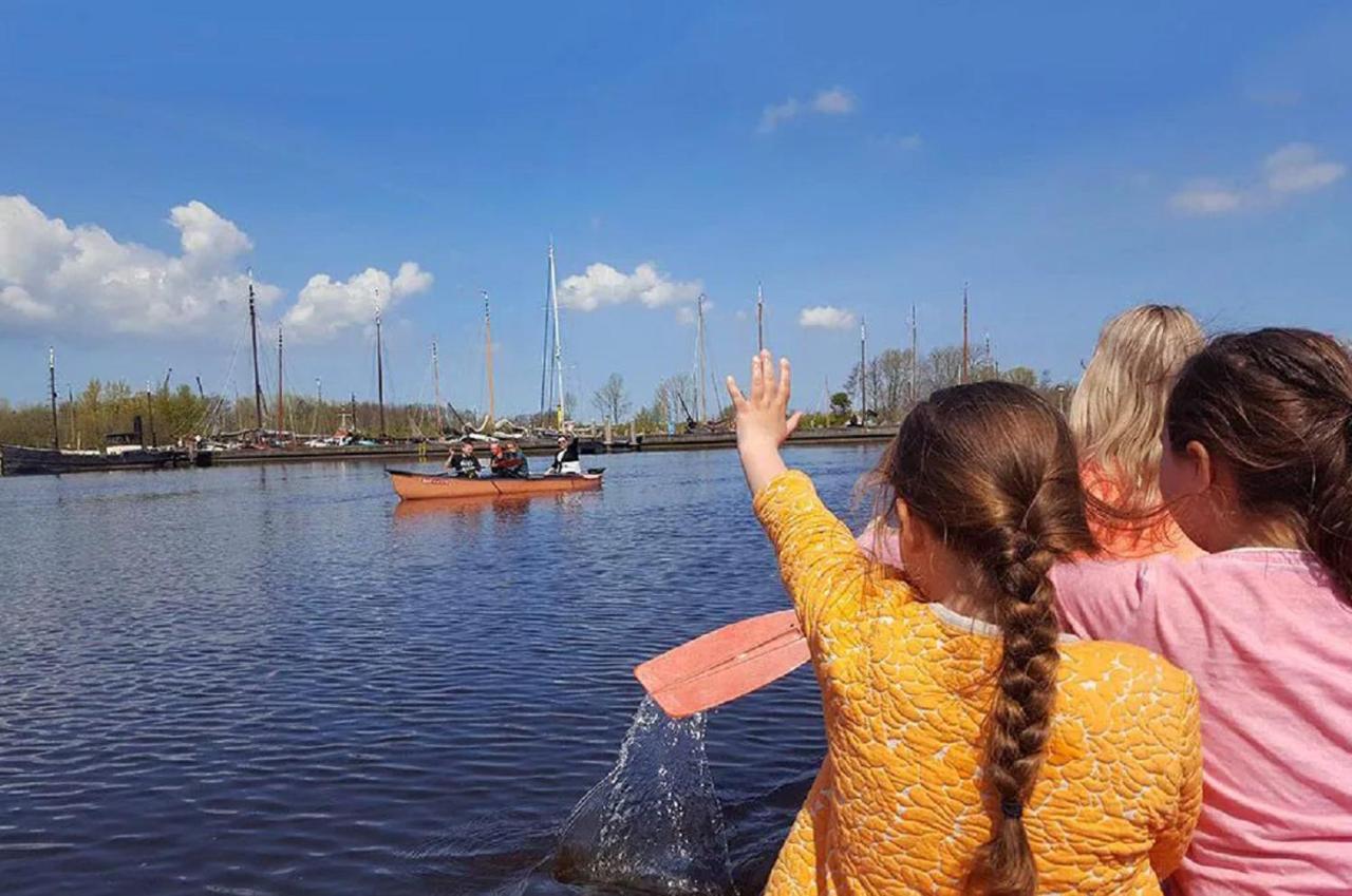 Chalet Op Camping Lauwersoog Met 3 Slaapkamers En Vaatwasser - Joycasa Eksteriør bilde
